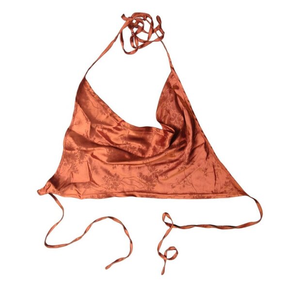 ✨ Bohemian Tie Back Crop Top - Picture 1 of 5